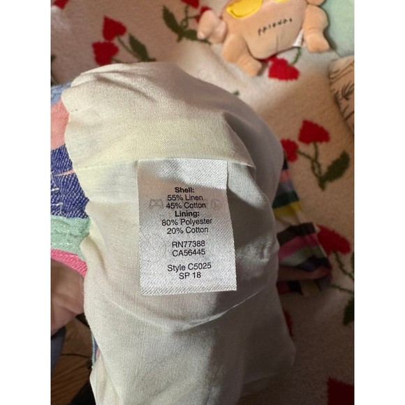 J.Crew cotton and linen blend pastel stripped skirt - Picture 5 of 6